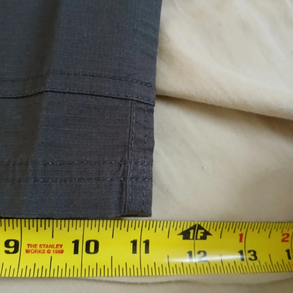 Prana Zion Shorts Mens 38 Grey Ripstop Cargo Hiking Outdoor 1968441